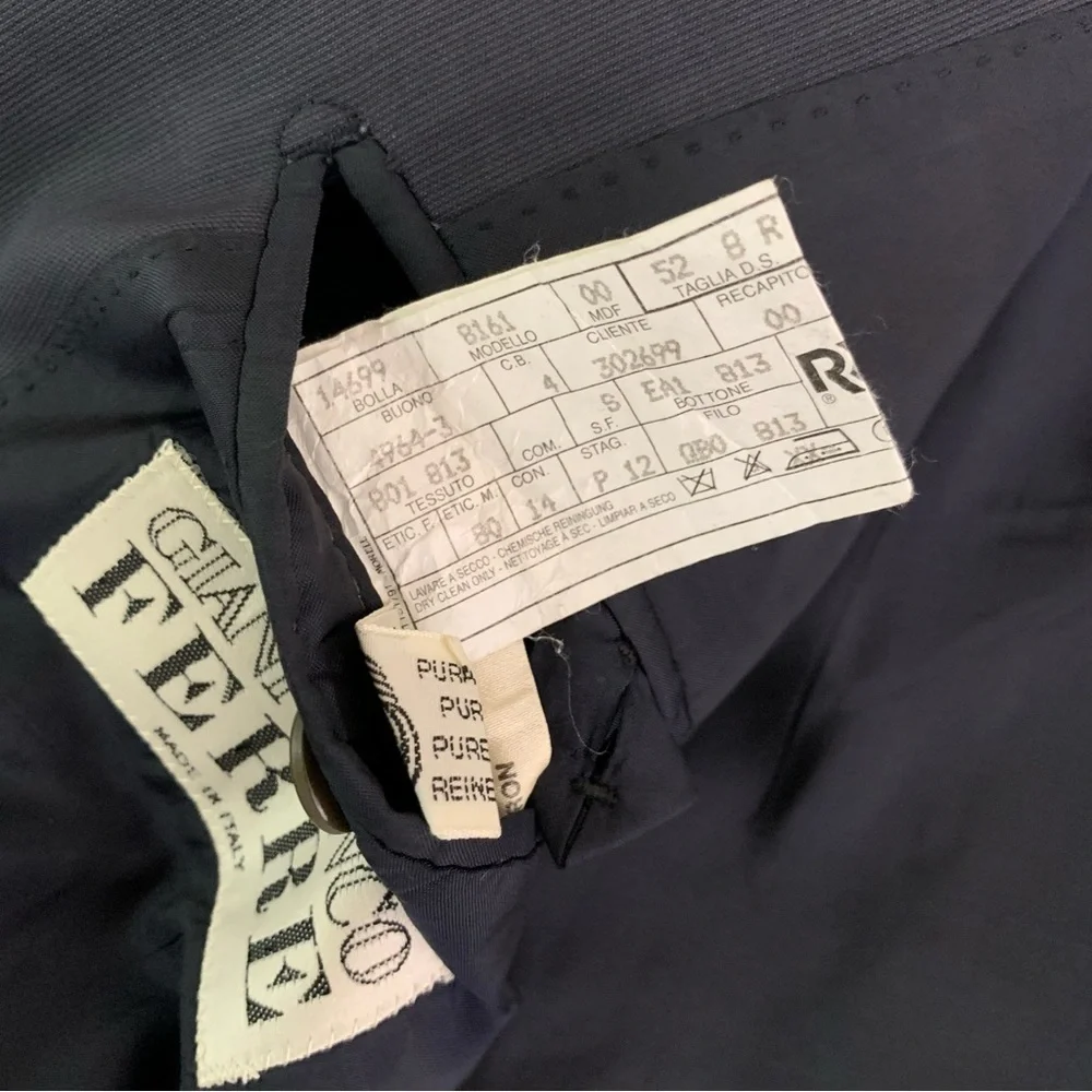 Vintage Gianfranco Ferre Navy Blazer - Picture 6 of 11